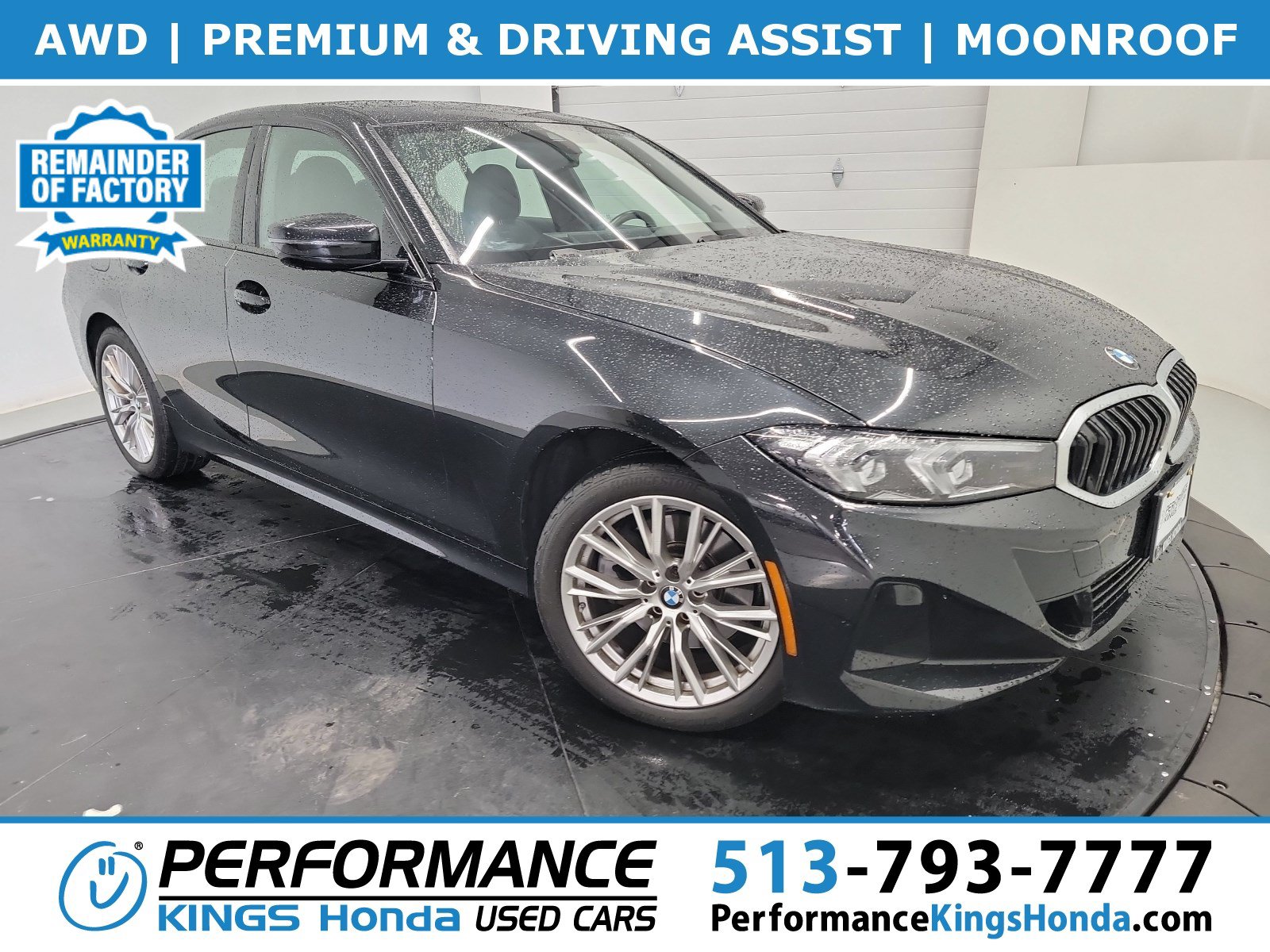 Used 2023 BMW 330i xDrive Sedan w/ Premium Package AWD/4WD 360° Tour