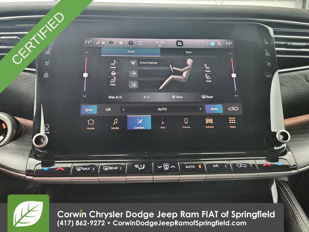 Certified 2024 Jeep Wagoneer L Series III w/ Flexible Seating Group image 27