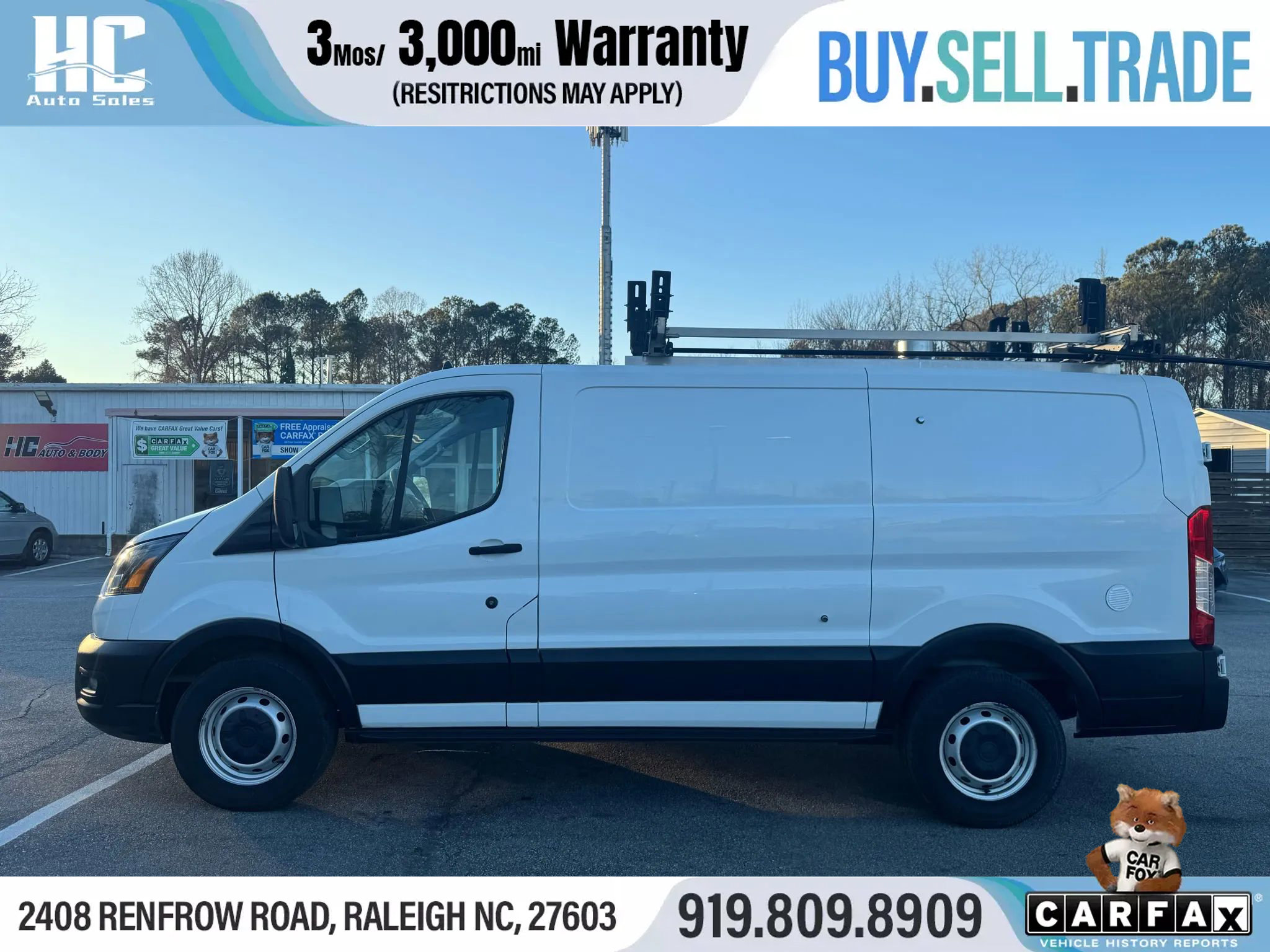 Used 2020 Ford Transit 250 Low Roof w/ Upfitter Package image 2