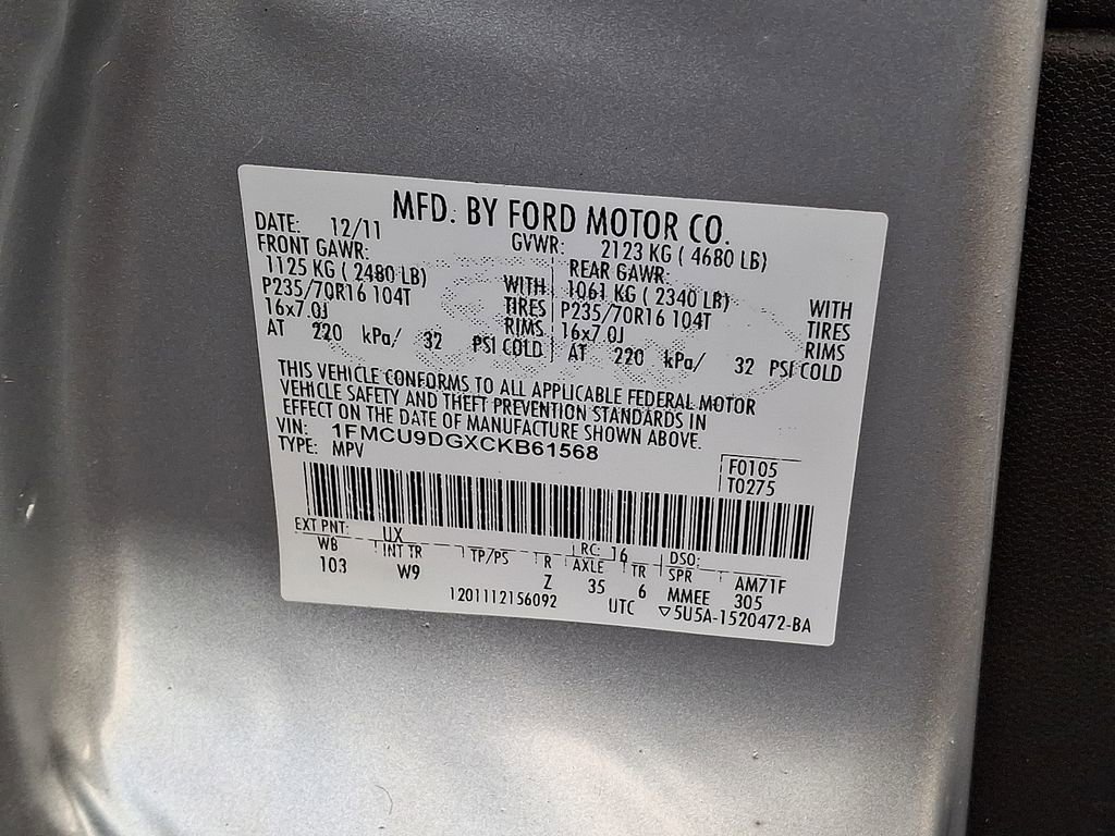 Used 2012 Ford Escape XLT AWD/4WD image 25