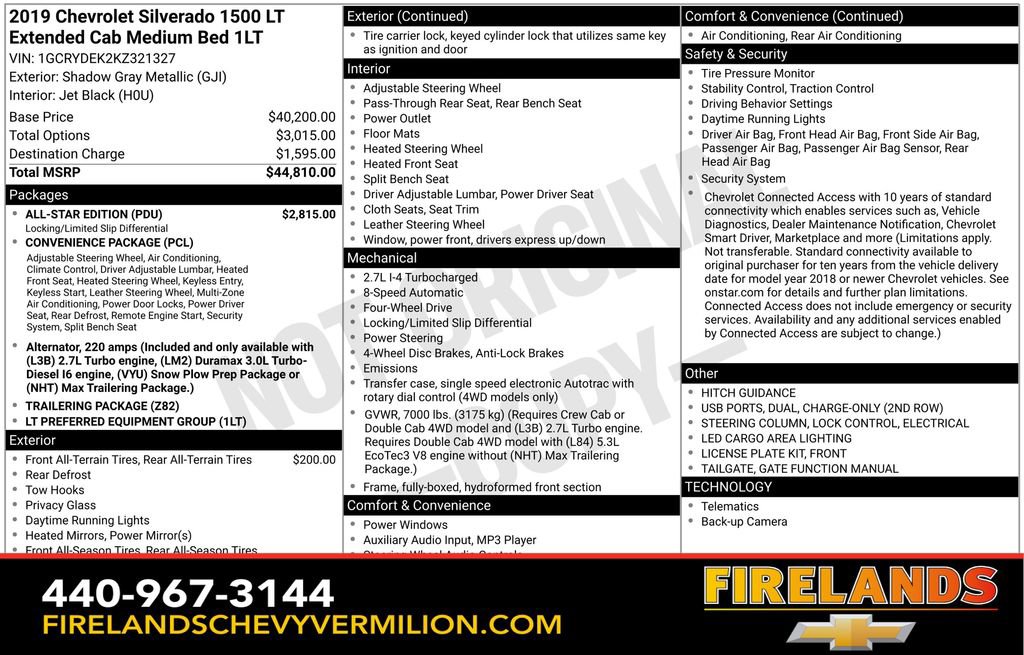 Certified 2019 Chevrolet Silverado 1500 LT w/ All-Star Edition image 2