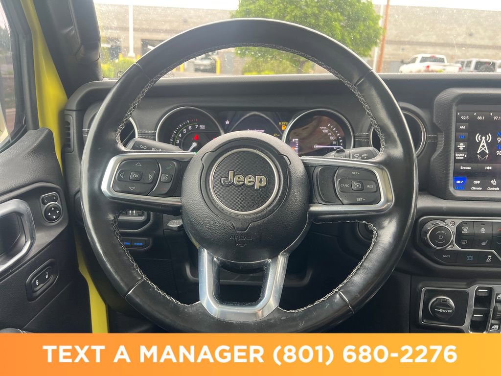 Used 2022 Jeep Wrangler Unlimited Sahara w/ Cold Weather Group AWD/4WD image 19