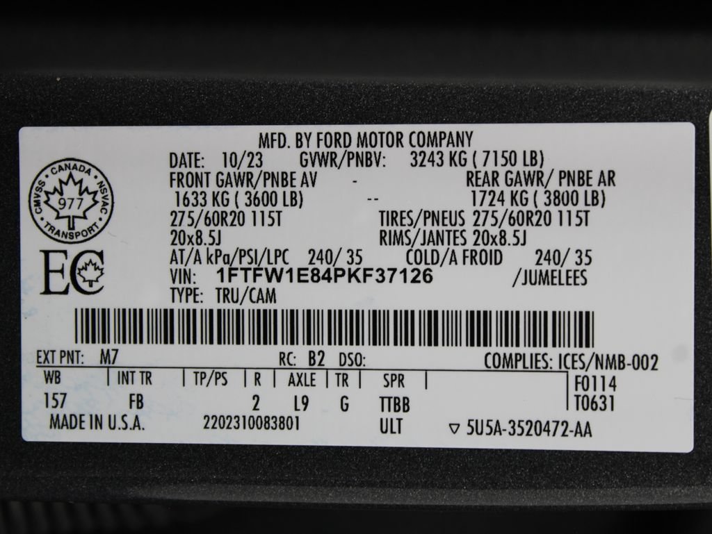 Used 2023 Ford F150 XLT w/ Equipment Group 302A High AWD/4WD image 70