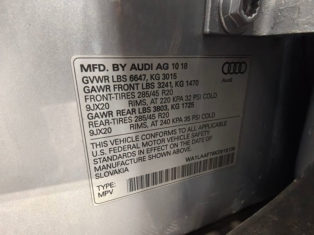 Used 2019 Audi Q7 3.0T Premium Plus w/ Premium Plus Package AWD/4WD image 57