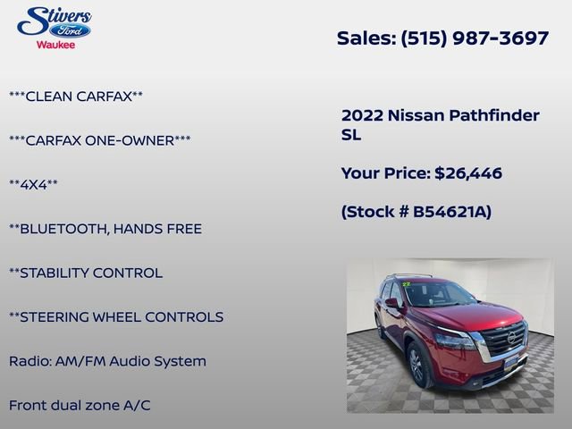 Used 2022 Nissan Pathfinder SL image 15