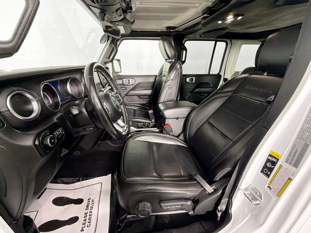 Used 2021 Jeep Wrangler Unlimited Sahara w/ Uconnect 4C Nav & Sound Group AWD/4WD image 21