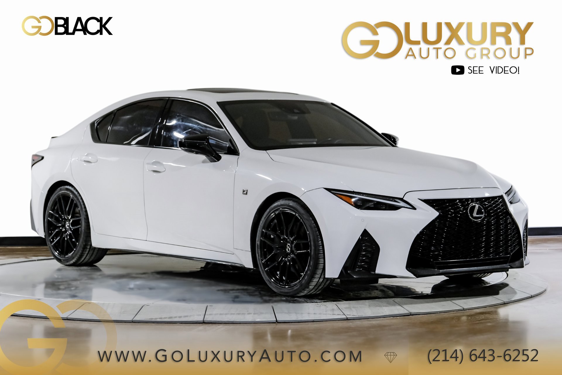 Used 2024 Lexus IS 350 F Sport w/ Blackout Package
