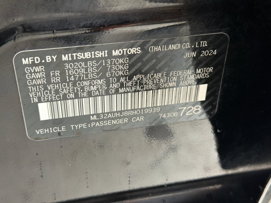 Used 2024 Mitsubishi Mirage ES FWD image 26