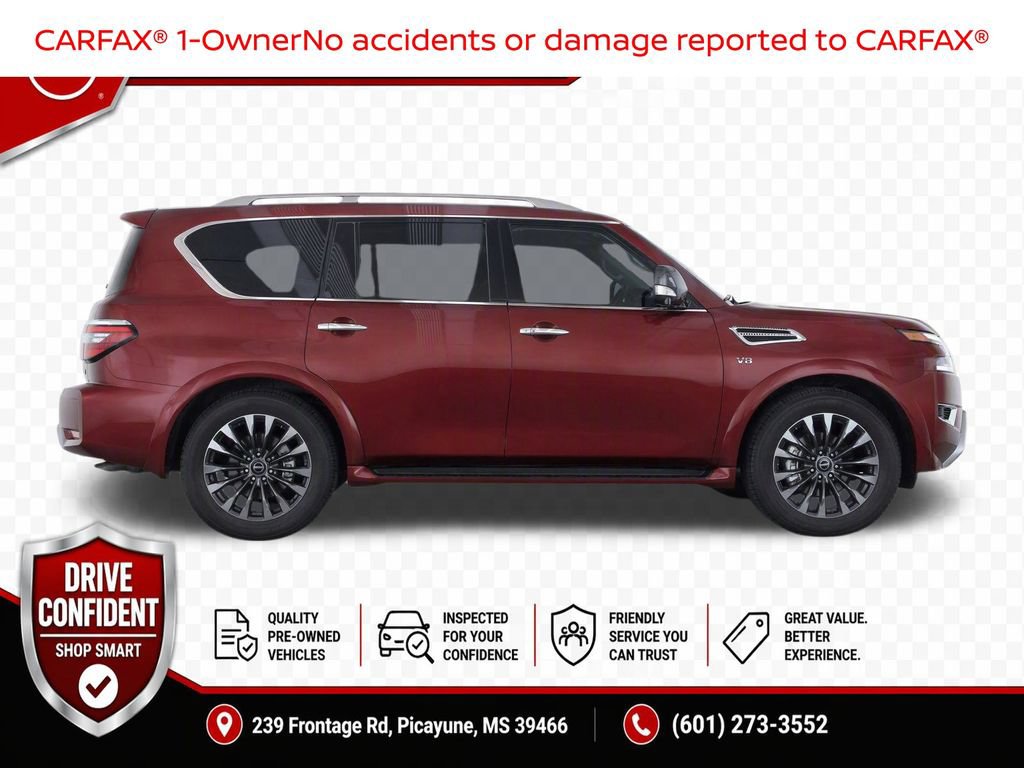 Certified 2023 Nissan Armada Platinum w/ Captain's Chairs Package RWD image 11
