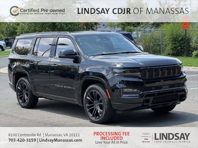 Certified 2024 Jeep Grand Wagoneer Series II Obsidian w/ Quick Order Packagew 28T