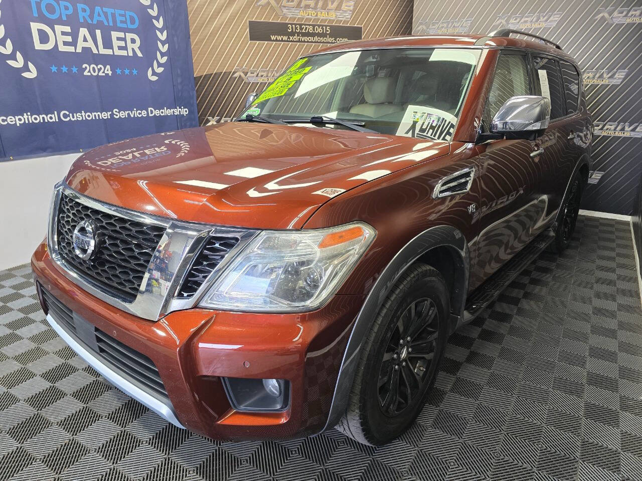 Used 2018 Nissan Armada Platinum w/ Captain Seat Package image 1