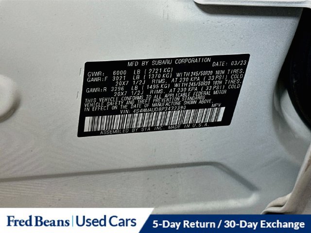 Used 2023 Subaru Ascent Limited w/ Technology Package AWD/4WD image 41