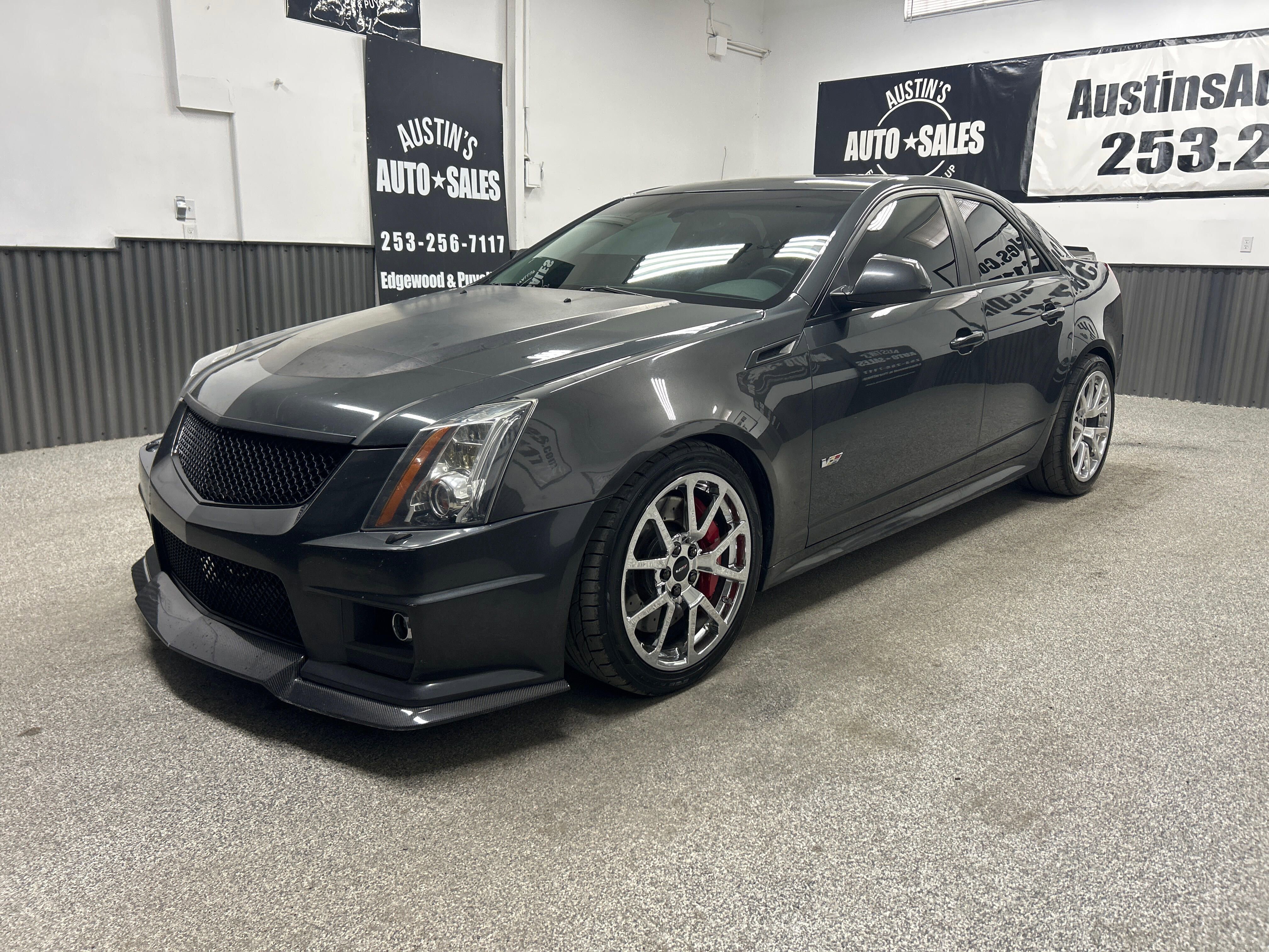 Used 2014 Cadillac CTS V w/ Wood Trim Package RWD image 3