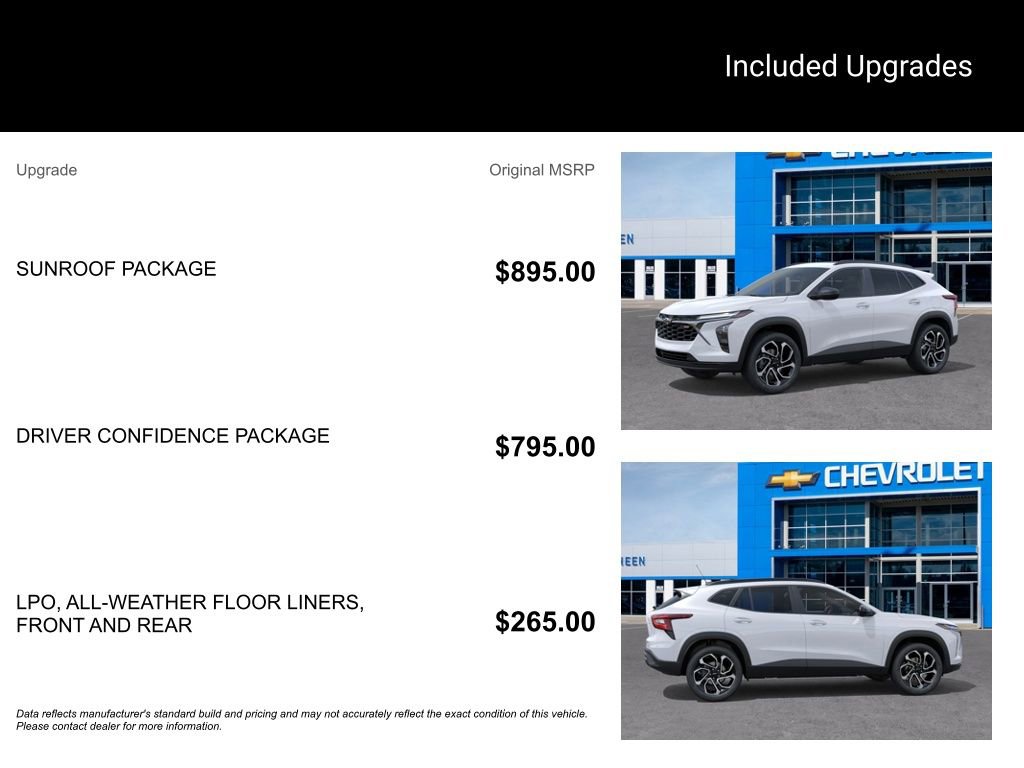 New 2026 Chevrolet Trax RS w/ Sunroof Package image 5