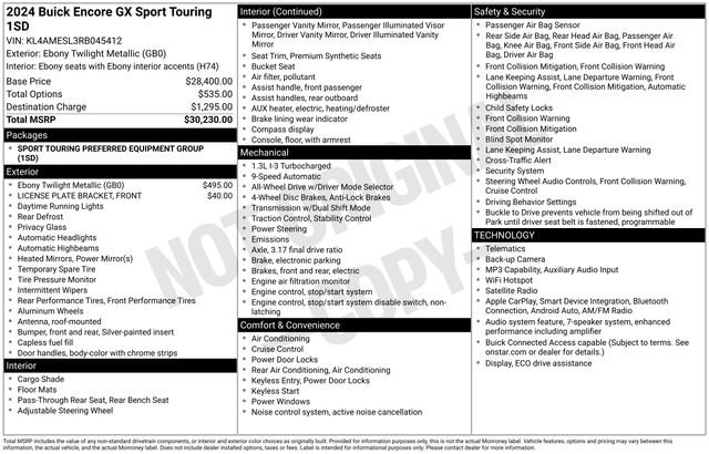 Certified 2024 Buick Encore GX Sport Touring AWD/4WD image 7