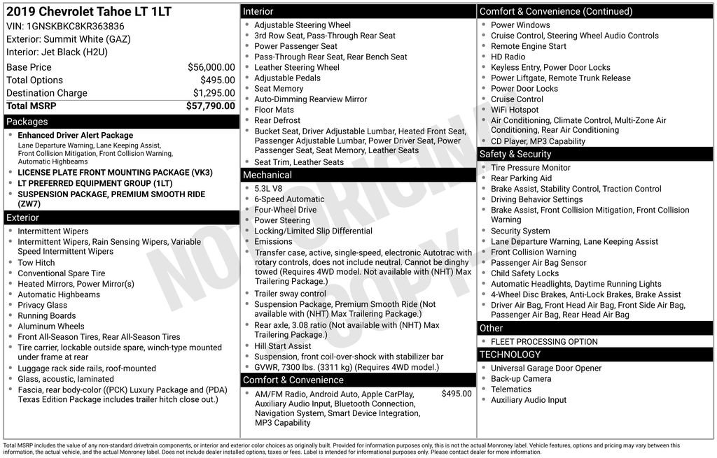 Used 2019 Chevrolet Tahoe LT image 7