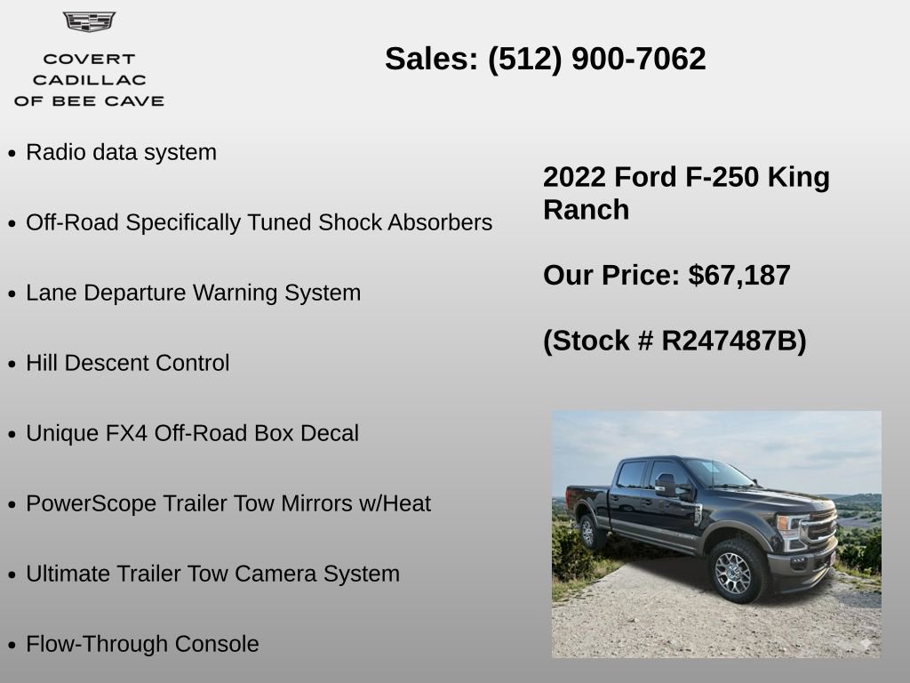 Used 2022 Ford F250 King Ranch w/ King Ranch Ultimate Package AWD/4WD image 18
