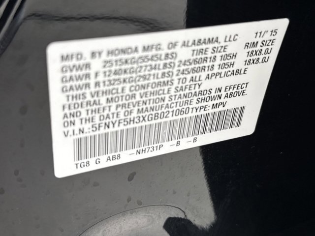 Used 2016 Honda Pilot EX image 20