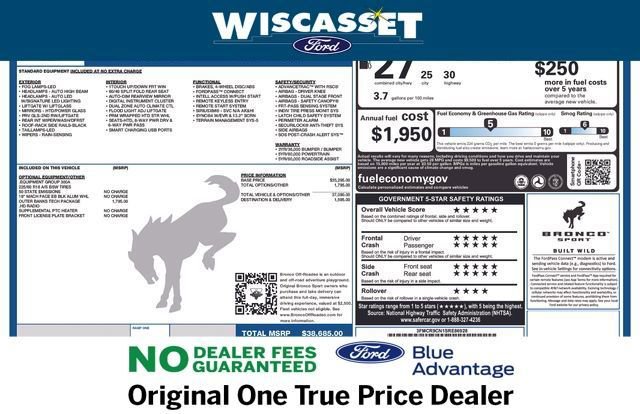 Used 2025 Ford Bronco Sport Outer Banks w/ Outer Banks Tech Package+ AWD/4WD image 32