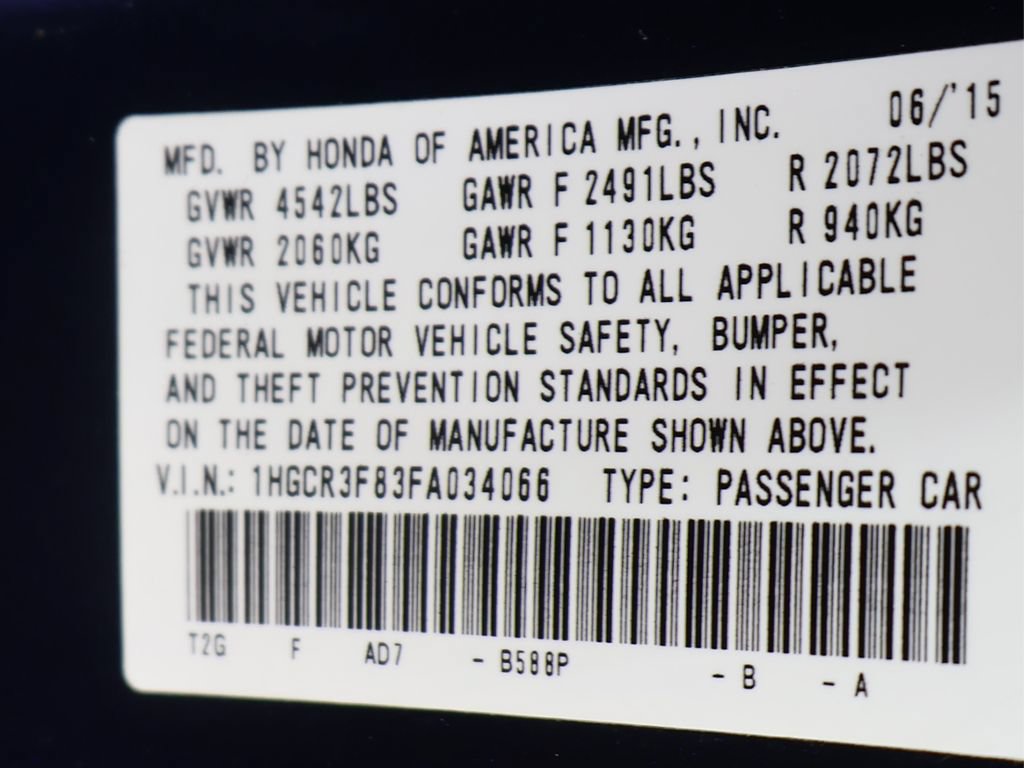 Used 2015 Honda Accord EX-L image 48