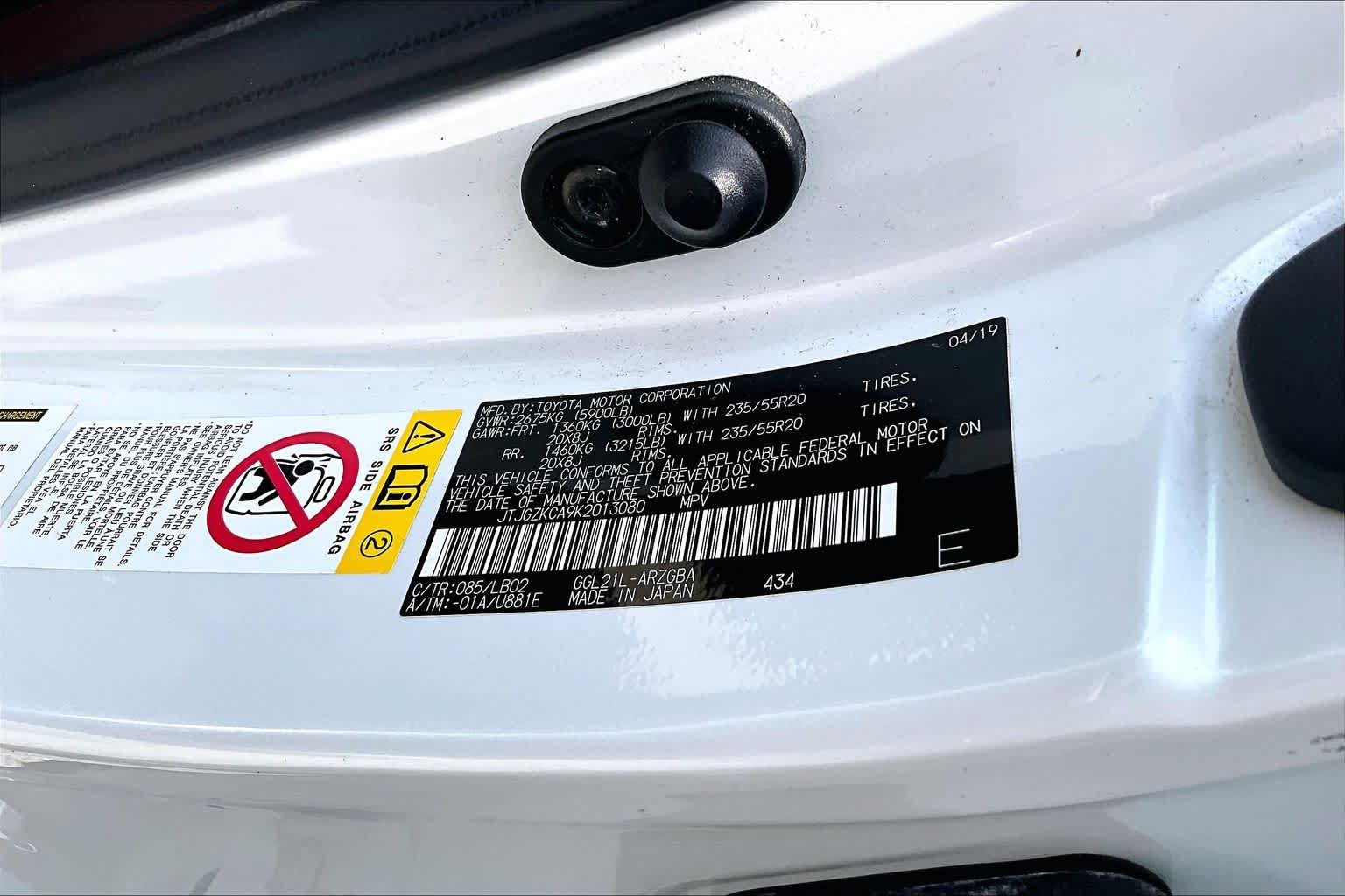 Used 2019 Lexus RX 350L FWD image 35
