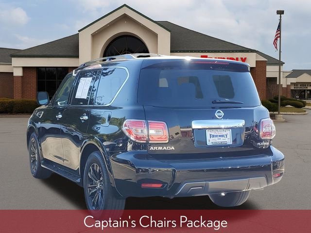 Used 2020 Nissan Armada Platinum w/ Captain's Chairs Package image 3