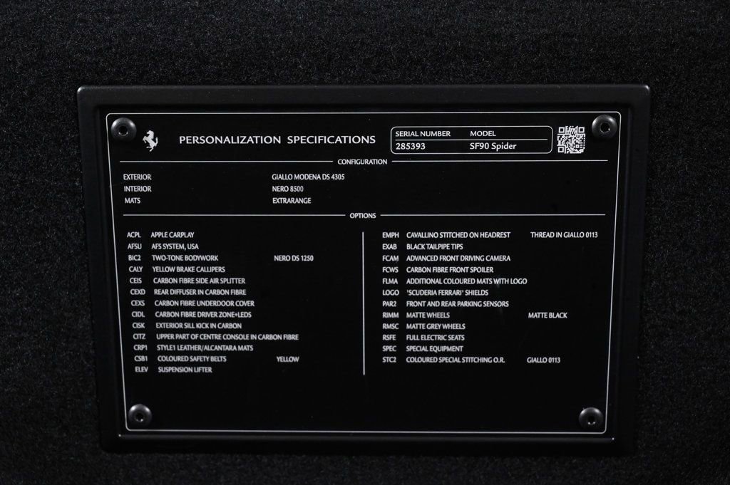 Used 2022 Ferrari SF90 Spider Base image 24
