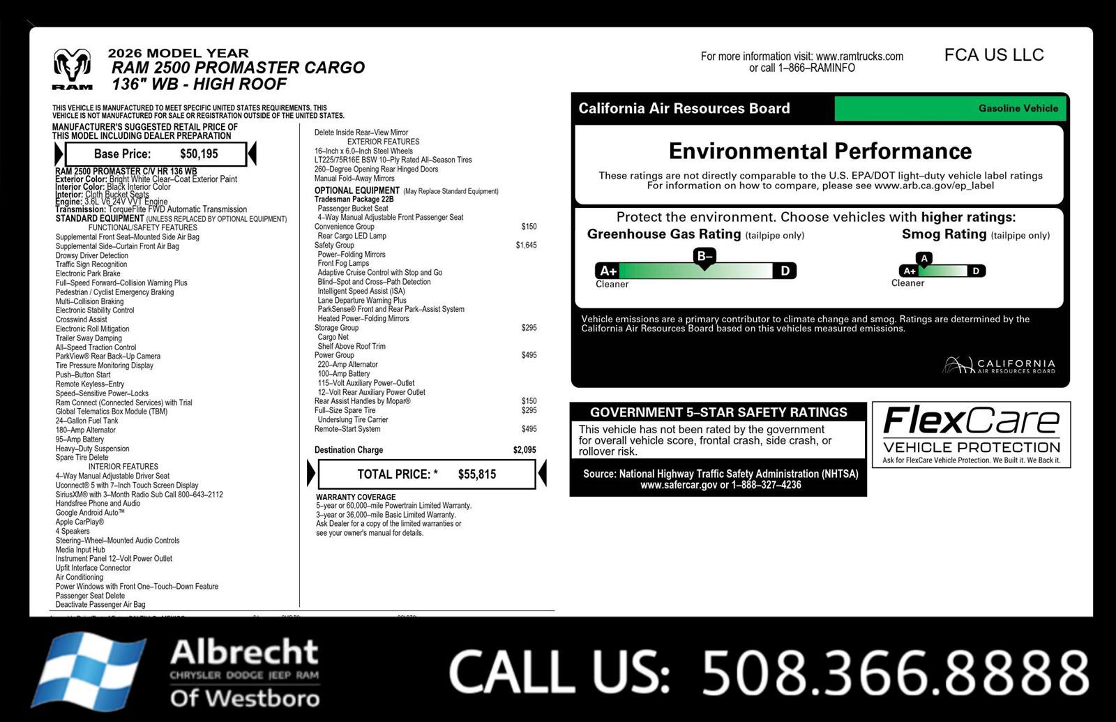 New 2026 RAM ProMaster 2500 w/ Safety Group image 13