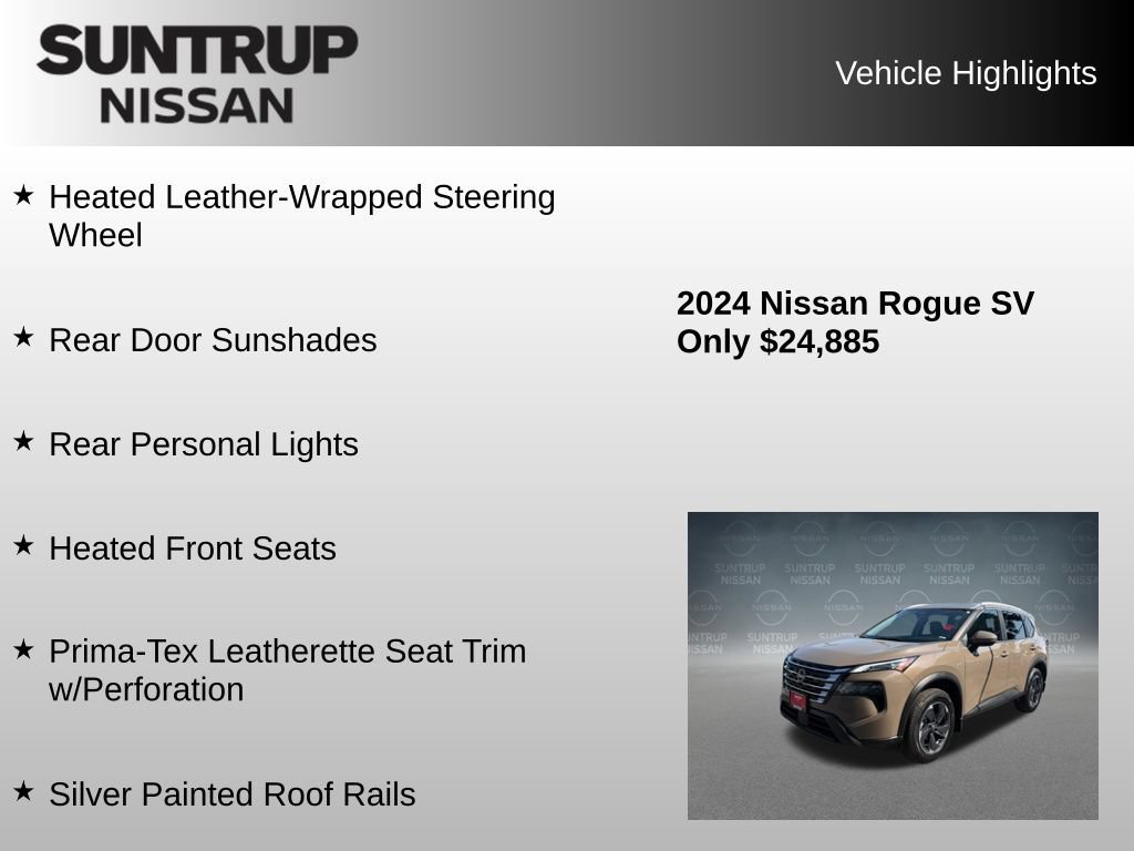 Used 2024 Nissan Rogue SV w/ SV Premium Package AWD/4WD image 16