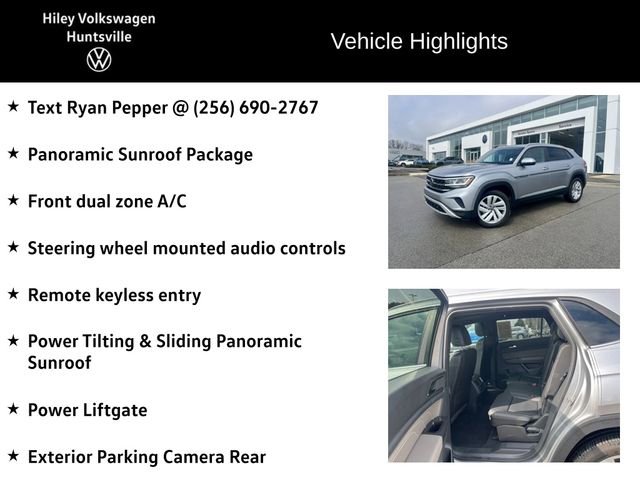 Certified 2022 Volkswagen Atlas Cross Sport SE w/ Panoramic Sunroof Package image 6