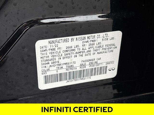 Certified 2023 INFINITI Q50 Luxe w/ Cargo Package image 30