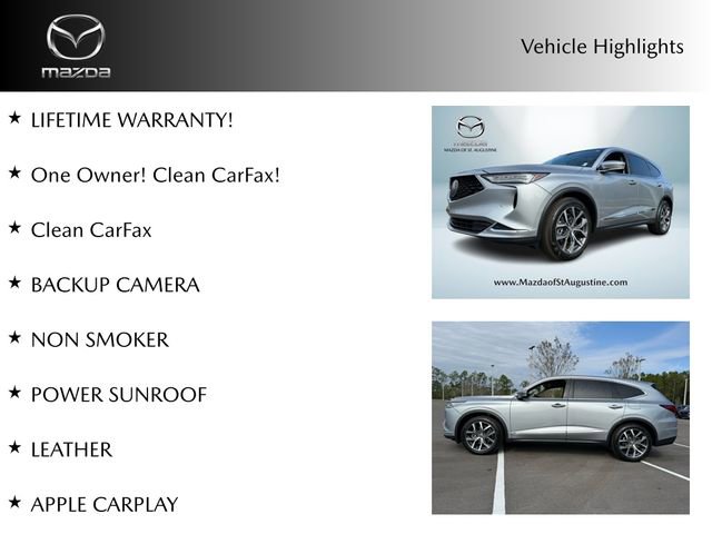 Used 2024 Acura MDX FWD w/ Technology Package image 2