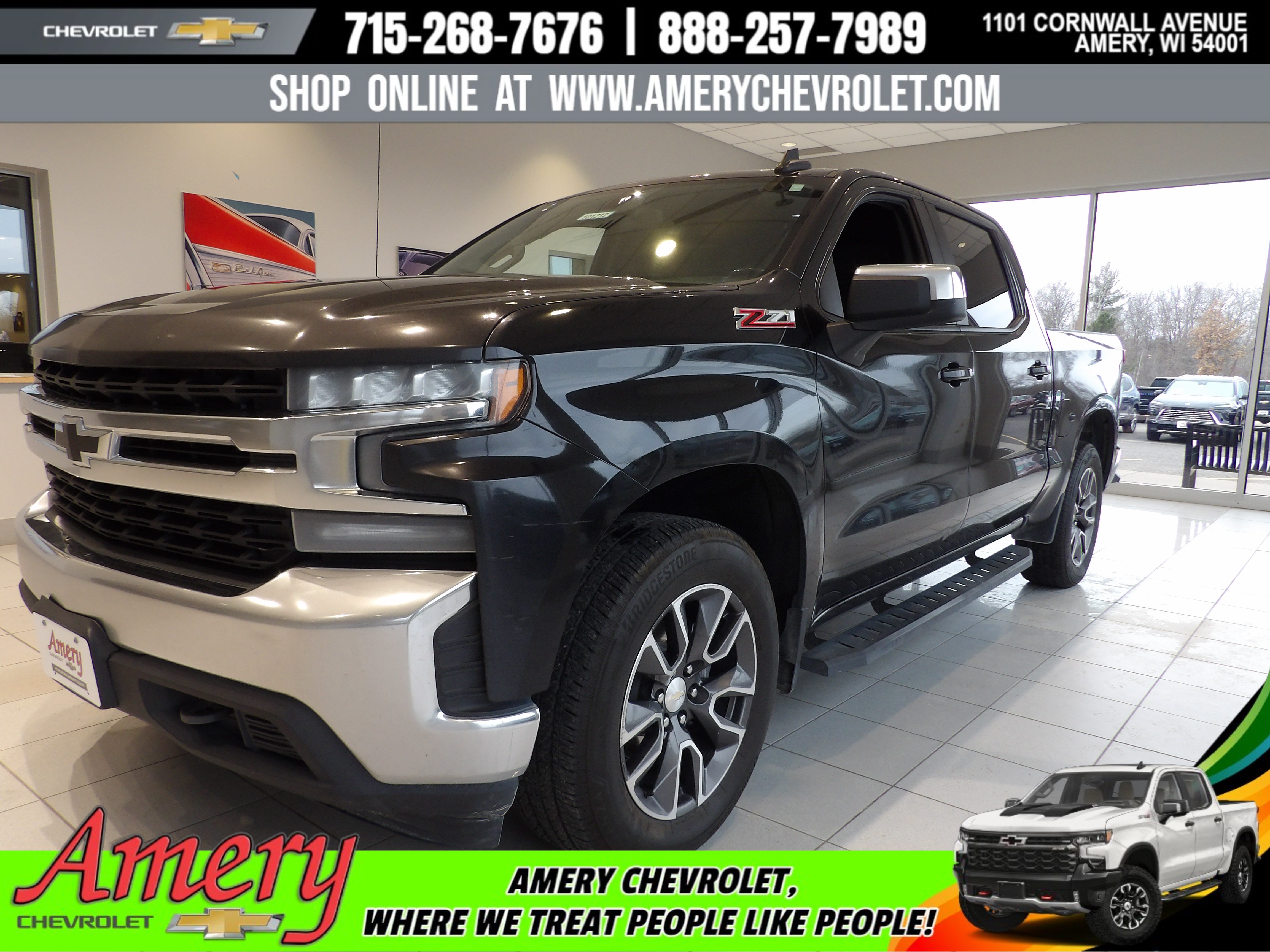 Used 2021 Chevrolet Silverado 1500 LT w/ Z71 Off-Road Package AWD/4WD image 1