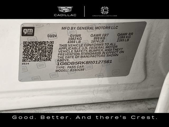 Certified 2024 Cadillac CT4 Premium Luxury w/ Climate Package RWD image 33