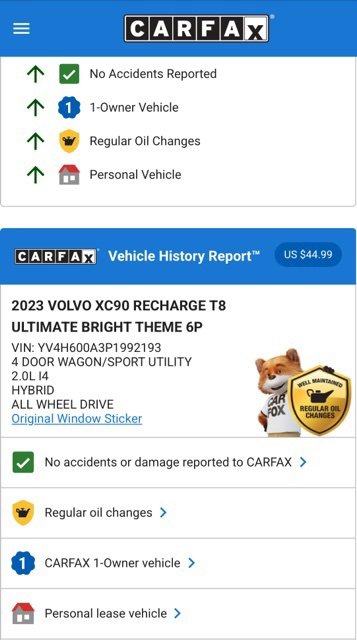 Used 2023 Volvo XC90 T8 Ultimate w/ Protection Package Premier image 4