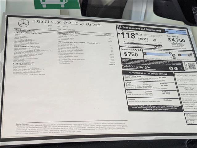 New 2026 Mercedes-Benz CLA 350 image 18