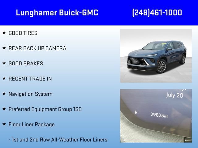 Used 2025 Buick Enclave Preferred w/ Trailering Package, 5000 lbs. FWD image 6