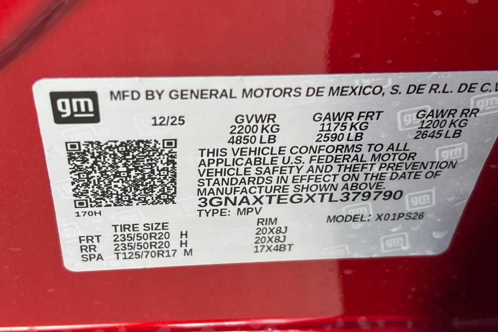 New 2026 Chevrolet Equinox RS w/ Convenience Package III image 23