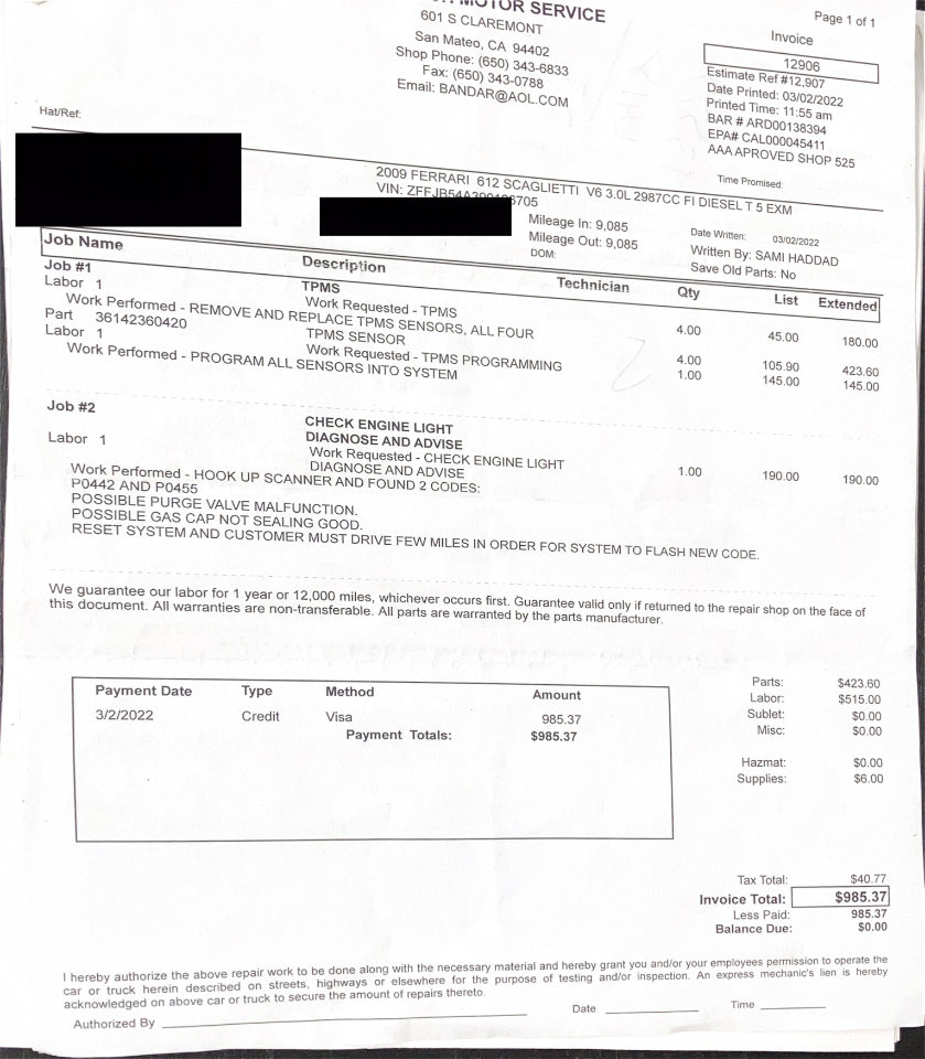 Used 2009 Ferrari 612 Scaglietti image 72