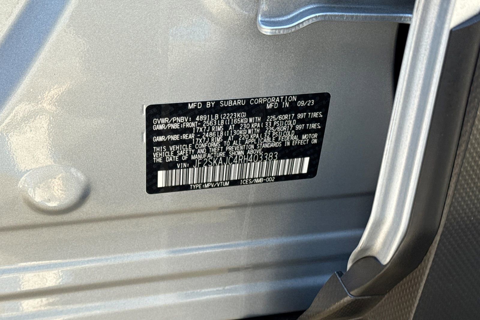 Certified 2024 Subaru Forester Wilderness image 32