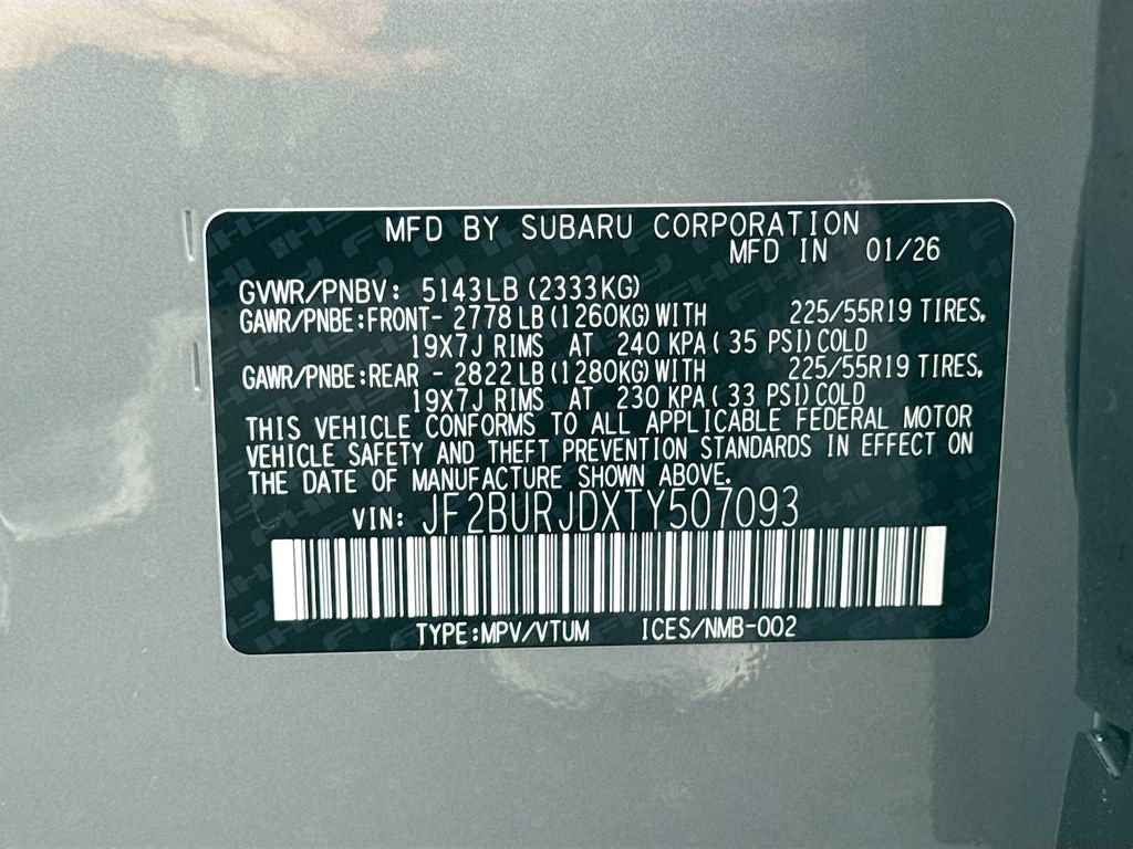 New 2026 Subaru Outback Touring XT AWD/4WD image 31