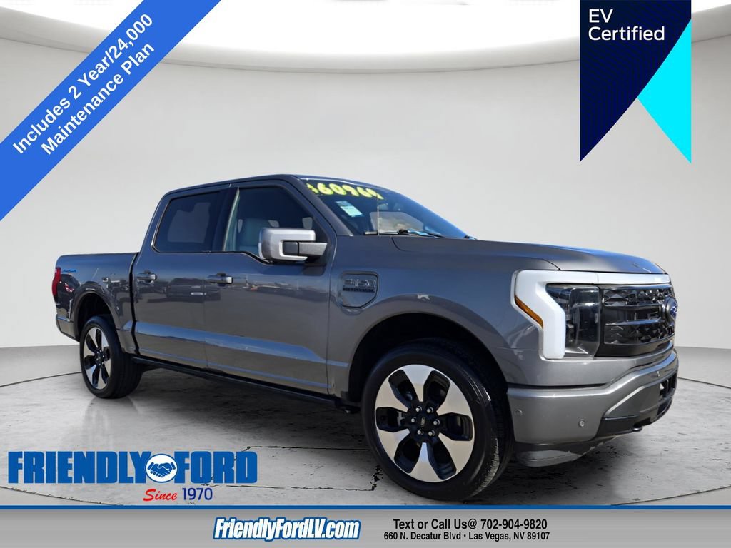 Certified 2023 Ford F150 Lightning Platinum AWD/4WD image 1