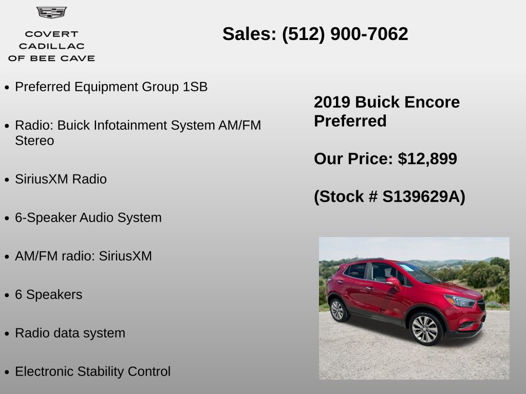 Used 2019 Buick Encore Preferred FWD image 6