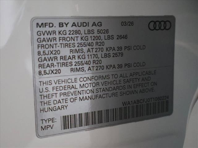 New 2026 Audi Q3 quattro 2.0T AWD/4WD image 25