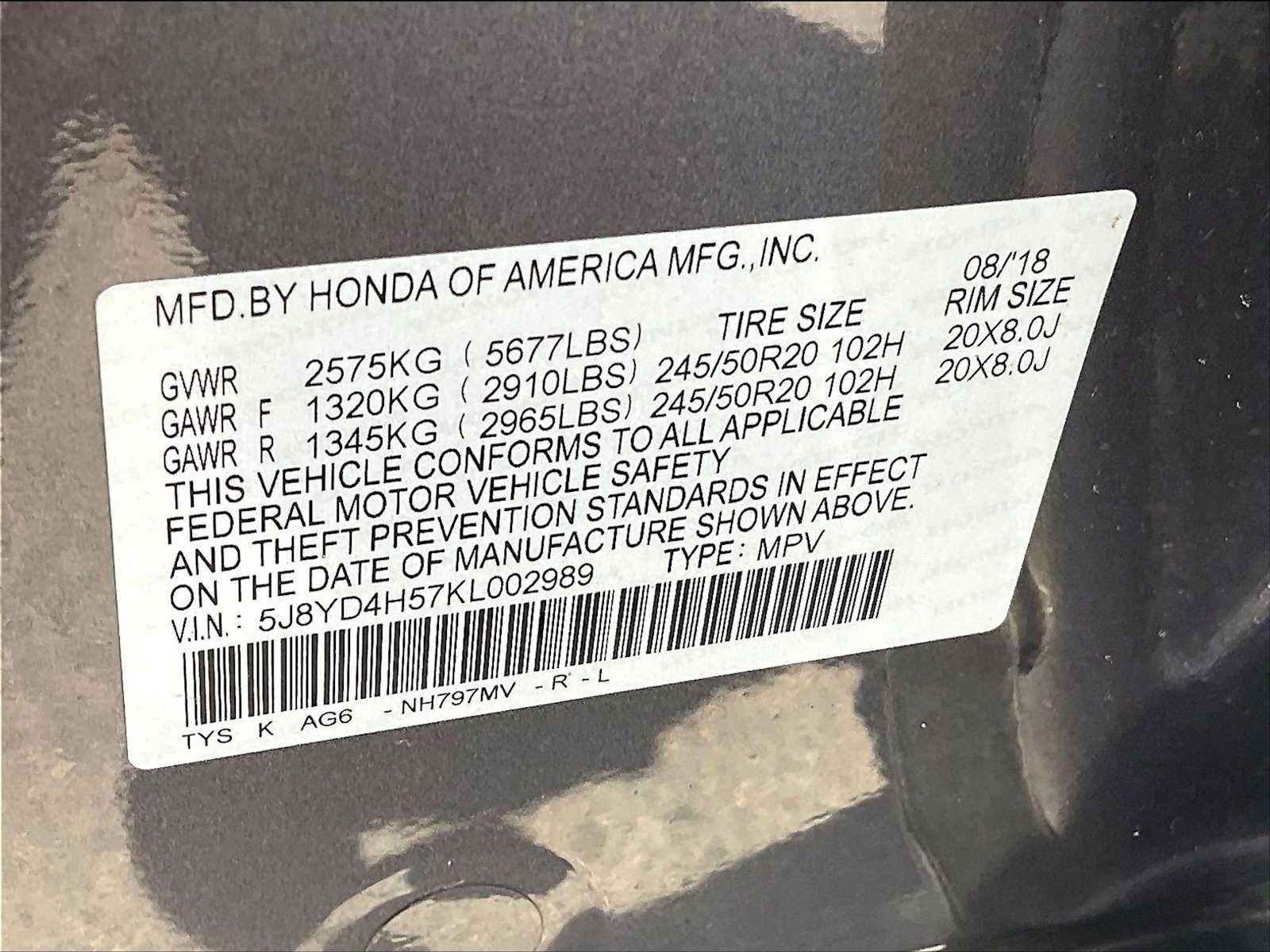 Used 2019 Acura MDX SH-AWD w/ Technology Package image 33