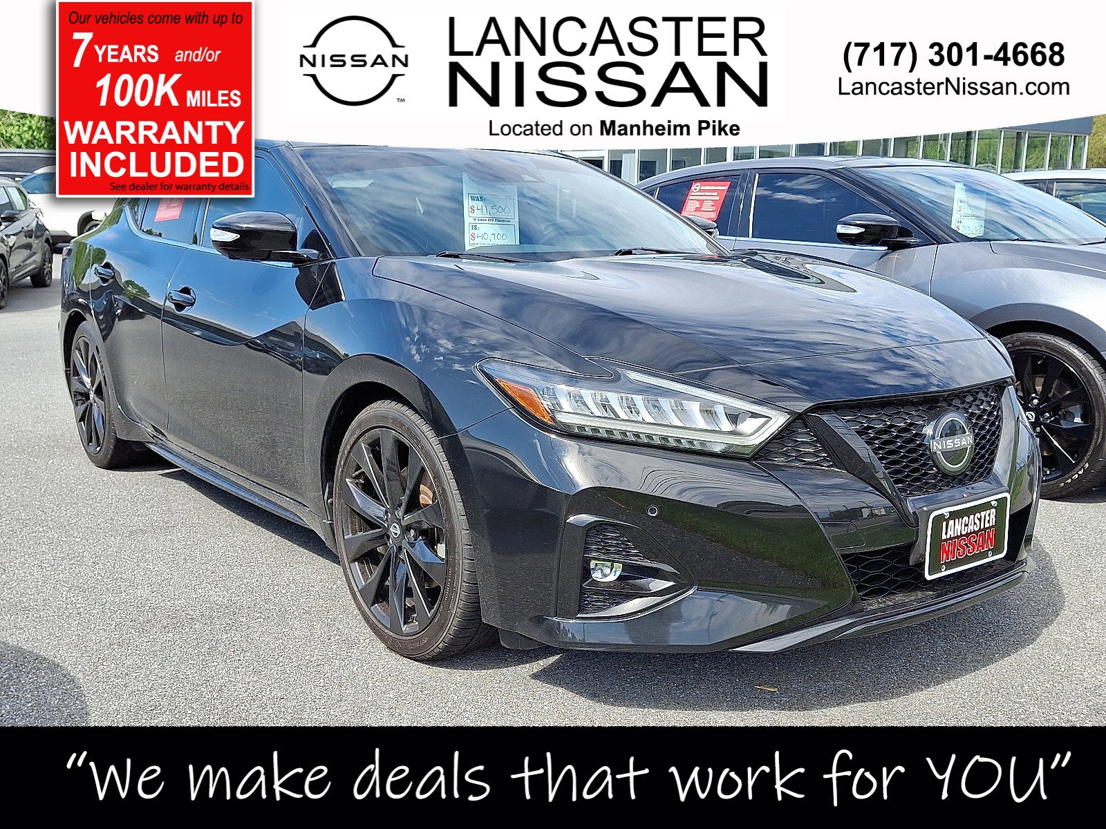 Certified 2023 Nissan Maxima SR w/ Sport Mat Group