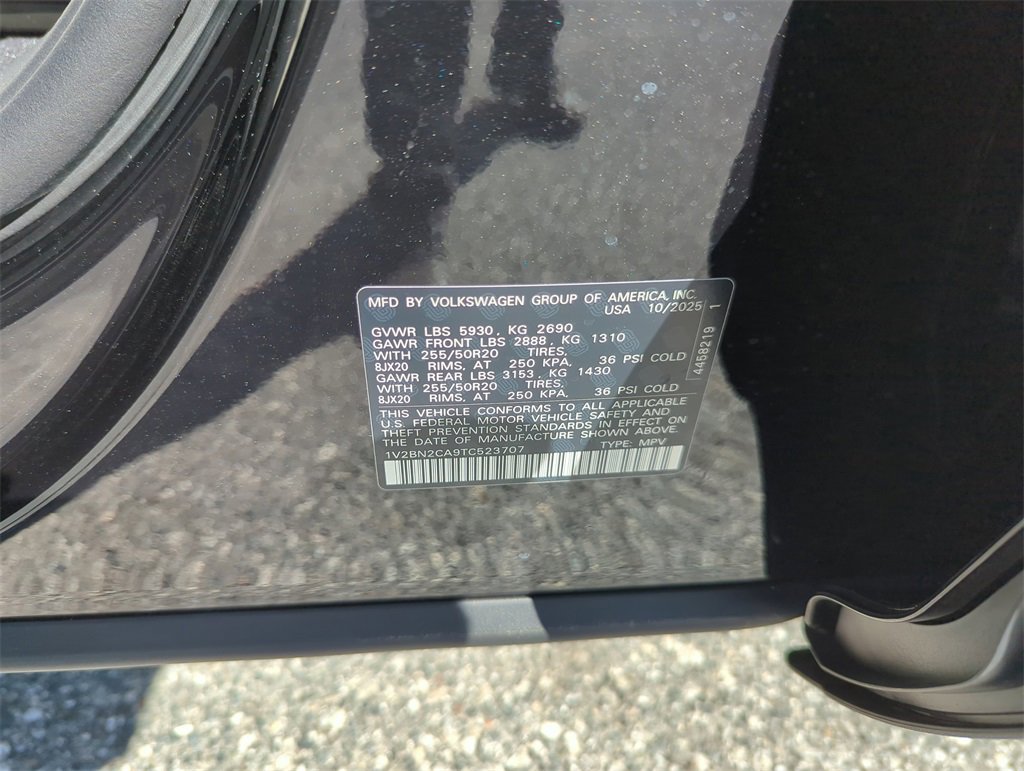 New 2026 Volkswagen Atlas SEL image 44