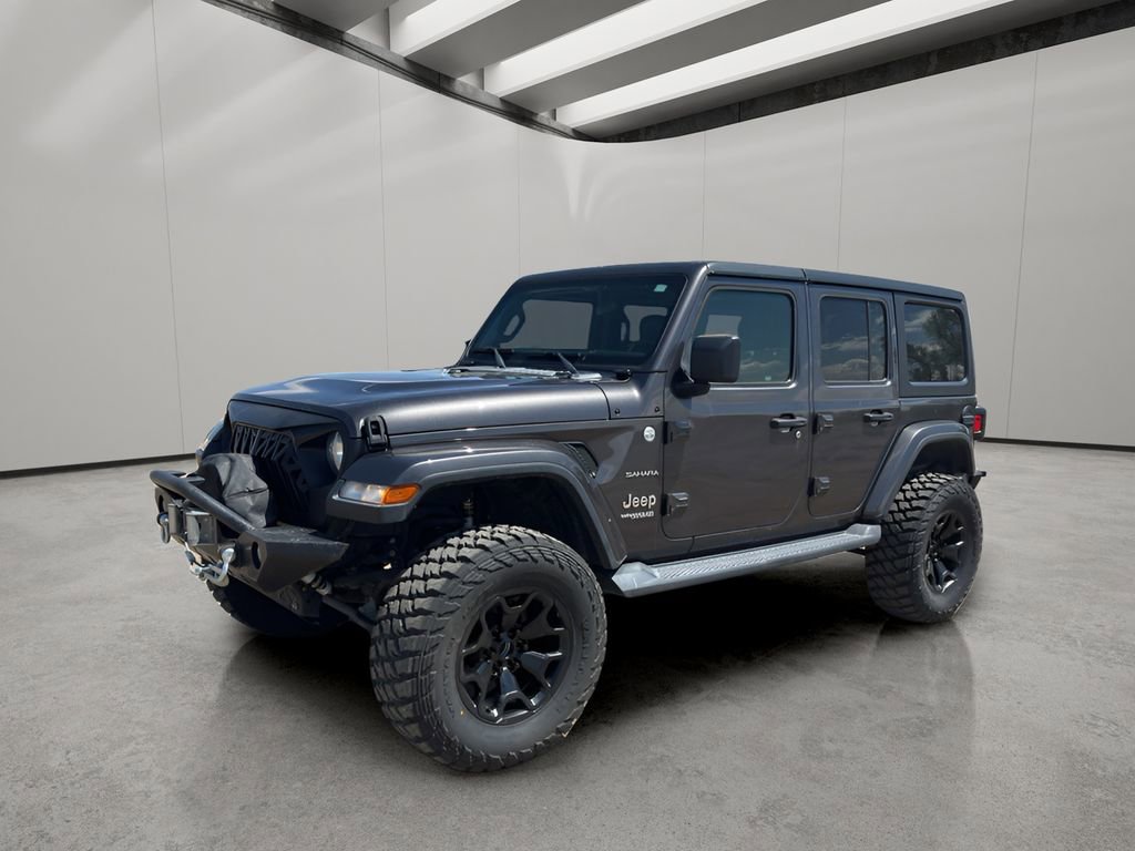 Used 2020 Jeep Wrangler Unlimited Sahara AWD/4WD image 1