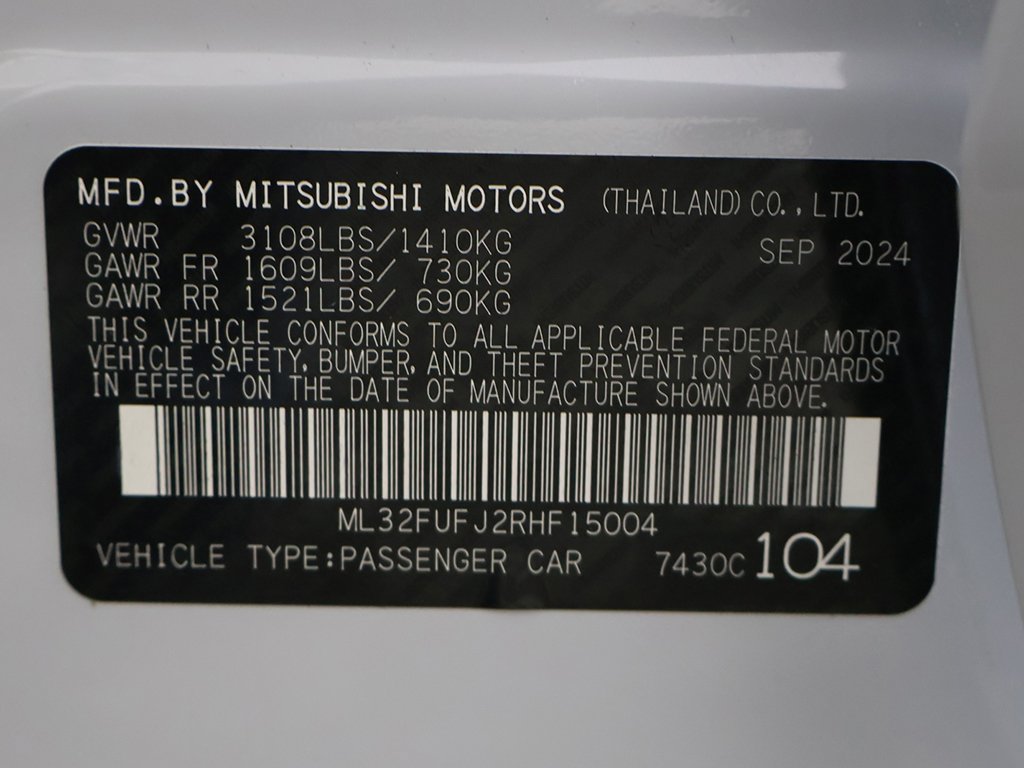 Used 2024 Mitsubishi Mirage G4 LE FWD image 39