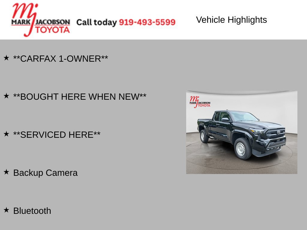 Used 2025 Toyota Tacoma SR w/ Towing Package RWD image 6
